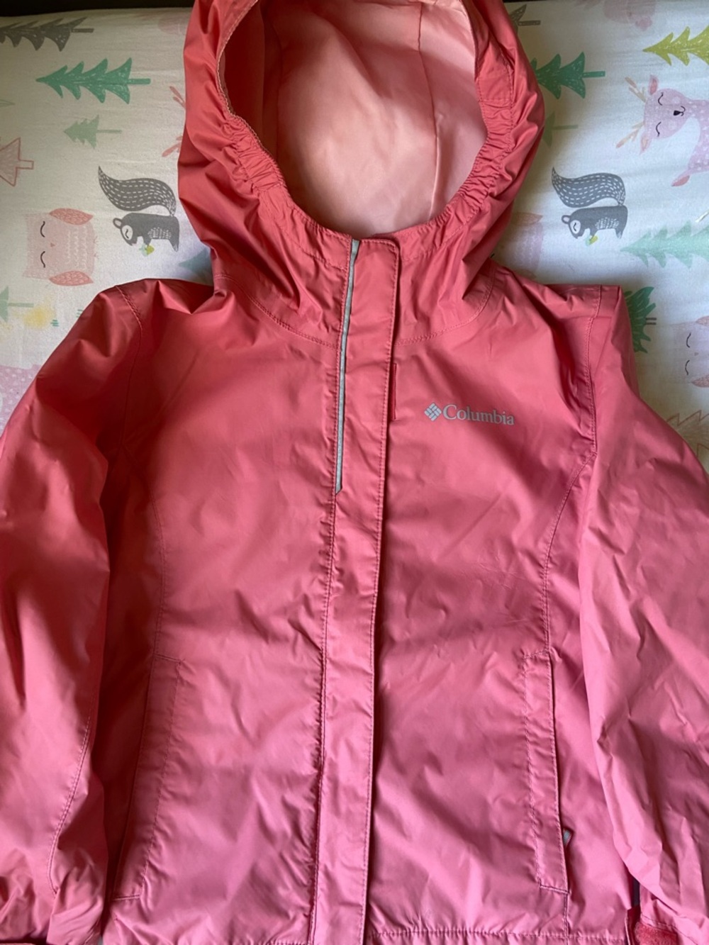 Columbia Girls' Coral Hooded Raincoat